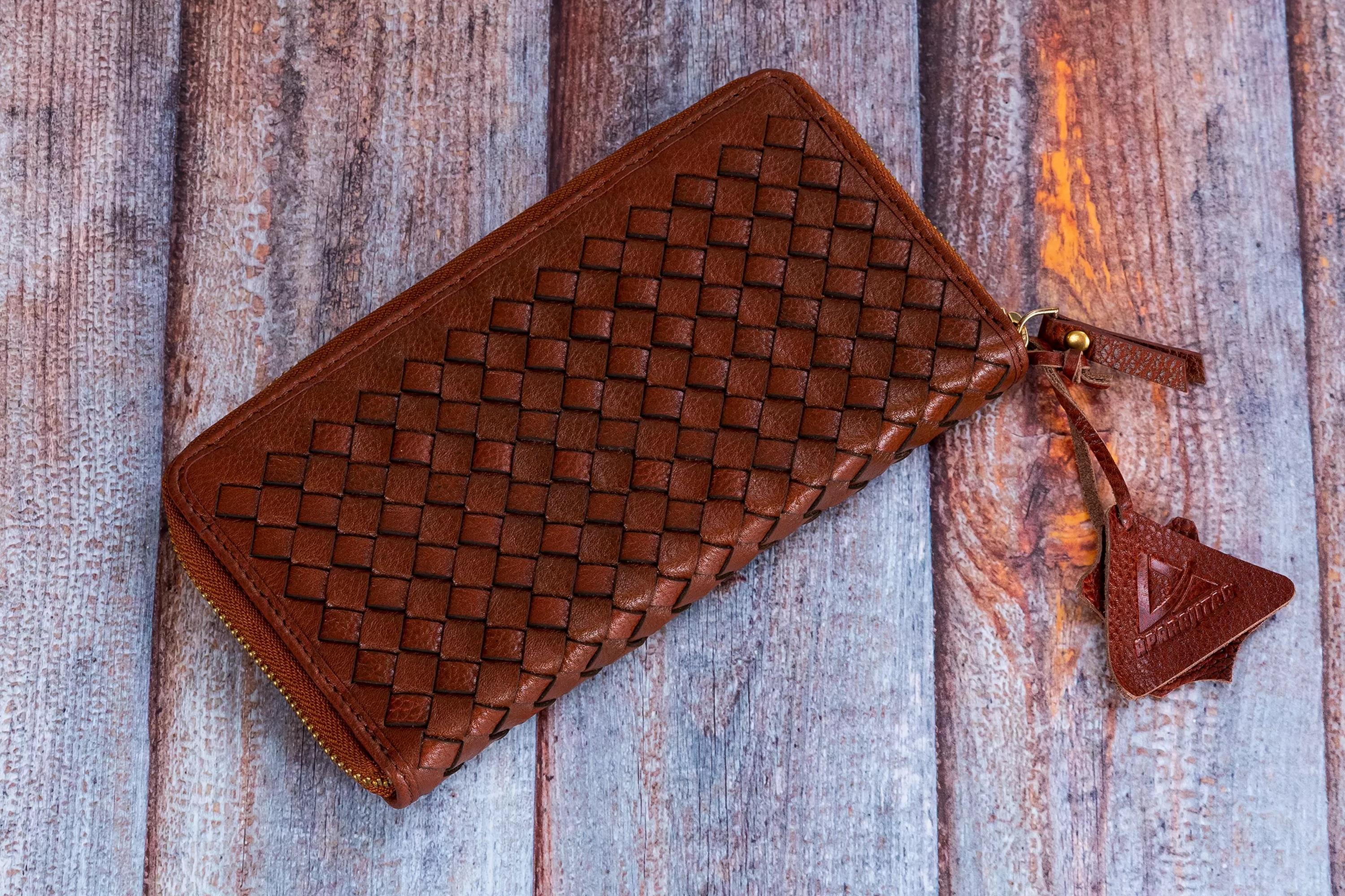 AURA MAYA - Genuine Leather Ikat Pattern Tote Bag – Aura Maya